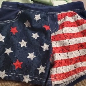 American flag shorts